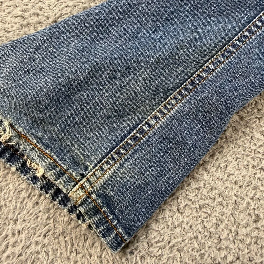 Levis 559 Relaxed Fit Straight Leg Jeans Mens 32x31 (Tag 32x32) Distressed Y2K